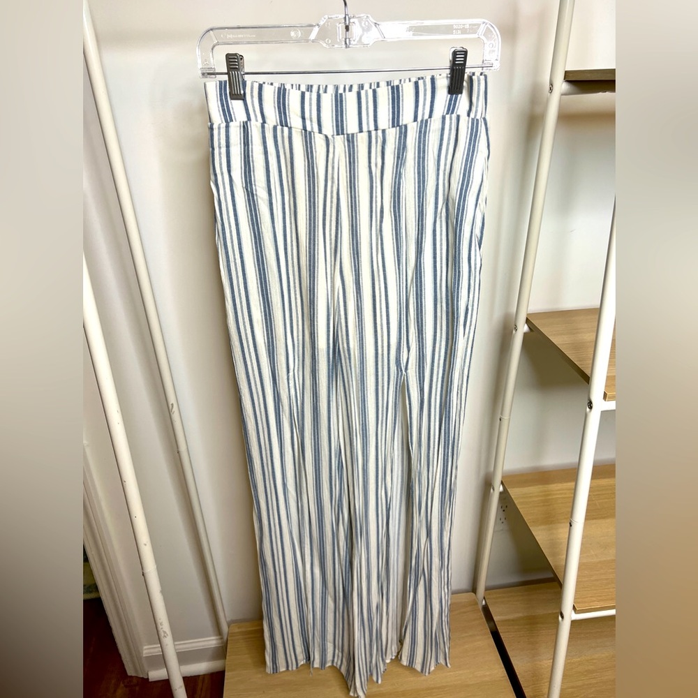 NEW Forever 21 striped split resort pants, size M, NWT